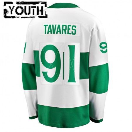 Lasten NHL Toronto Maple Leafs Toronto St. Patricks Pelipaita John Tavares 91 Valkoinen Vintage Authentic